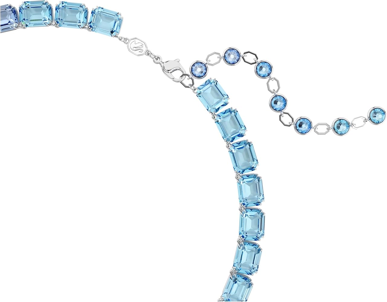 Amazon | スワロフスキー ミレニア テニス ネックレス オクタゴン